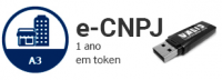 E-CNPJ A3 DE 1 ANO EM TOKEN