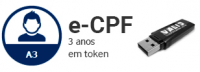 E-CPF A3 DE 3 ANOS EM TOKEN